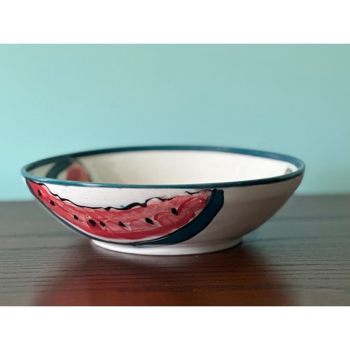 Handgefertigte Wassermelonenschale signiert DuToit - Bild 4 von 10