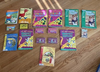 Lot Of 11 Preschool Books Music Cassette Tapes 23 Pc Total Dr Seuss Old Mcdon