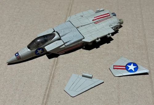 1985 Tonka Bandai Super Gobots Leader-1 Jet plane Vintage figure toy incomplete