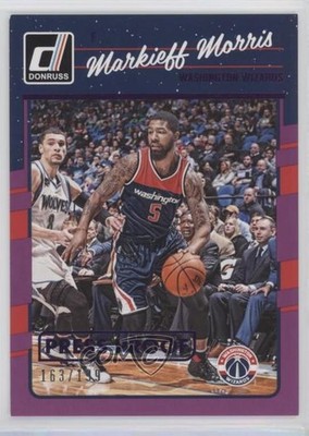 2016-17 Panini Donruss Press Proof Purple /199 Markieff Morris #141 7n6