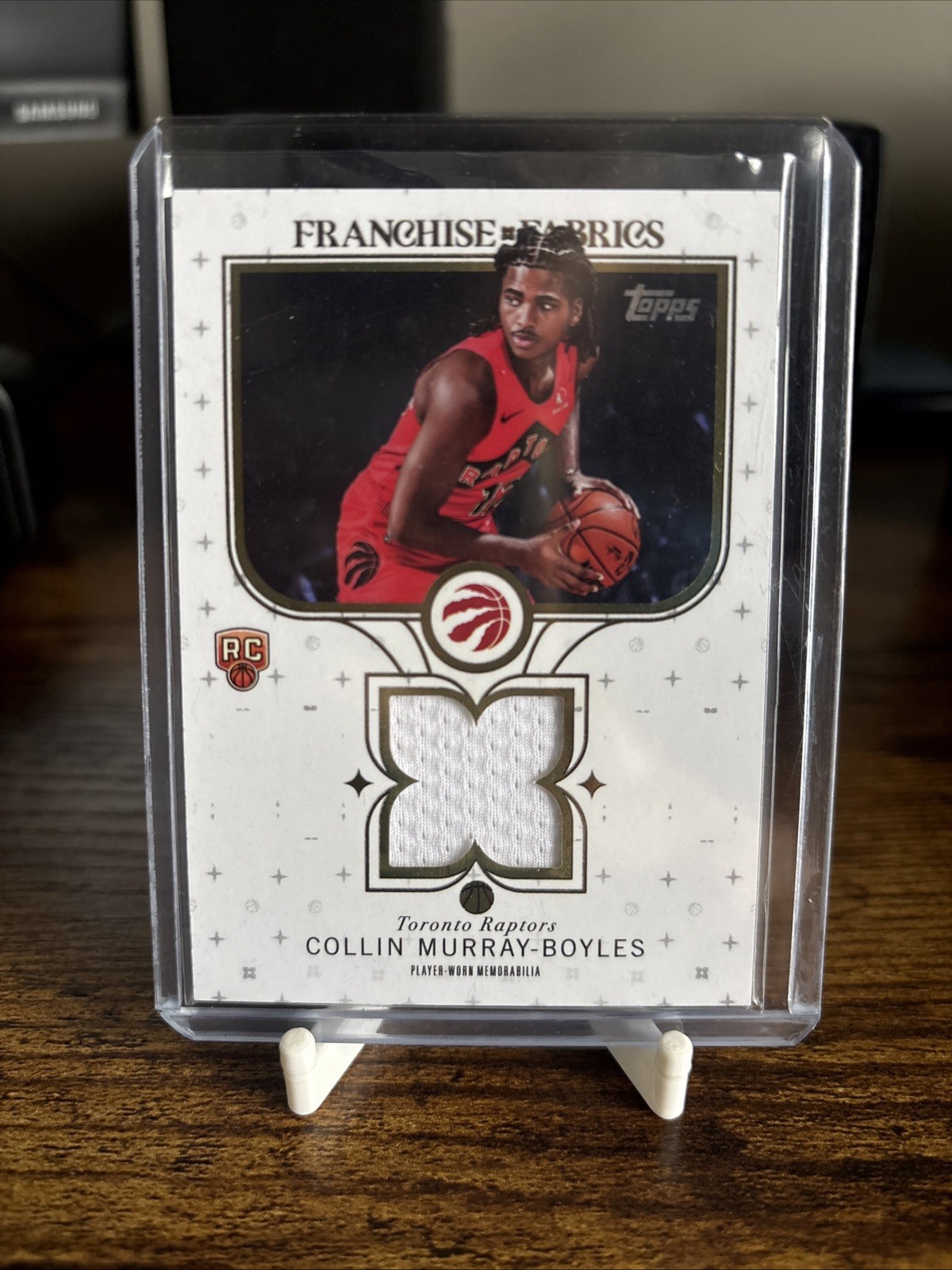 25-26 Topps - Franchise Fabrics Collin Murray-Boyles #FF-CB (MEM, RC) GAME WORN