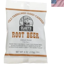 Delicious Claey's Root Beer Hard Candy - 6 oz of Classic Old Fashioned Flavor