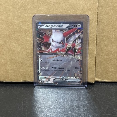 Pokémon Zangoose EX 167/217 ASC Basic 200 HP Holo English Double
