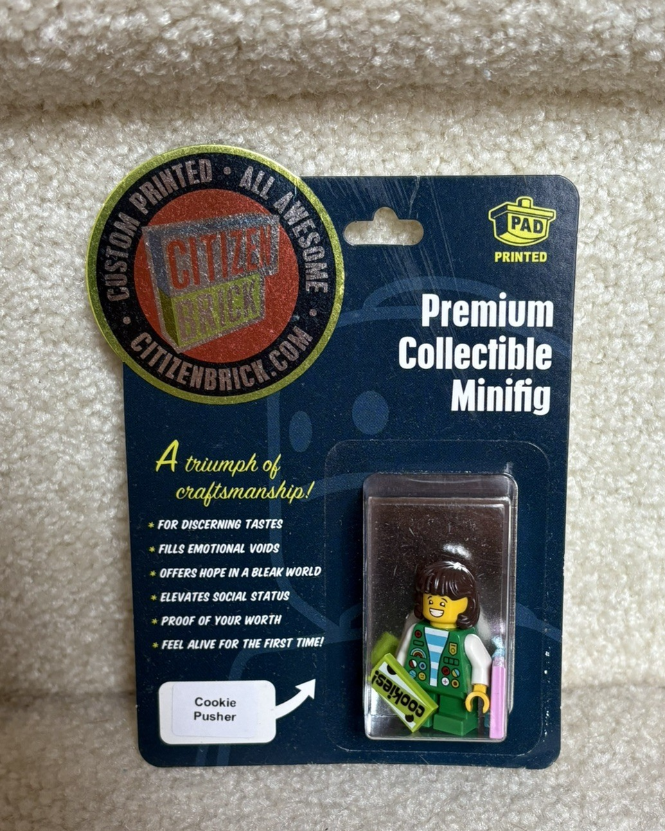 Cookie Pusher Citizen Brick Minifig Minifigure Brand New Rare | eBay