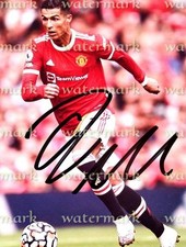 Cristiano Ronaldo Calcio Portogallo Foto Autografata Ristampata 8X11".