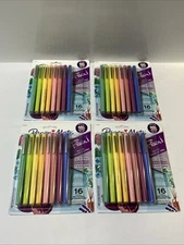 Lot Of (4) Packs Paper Mate 2178701 Medium 0.7 mm Tip Porous Point Pen