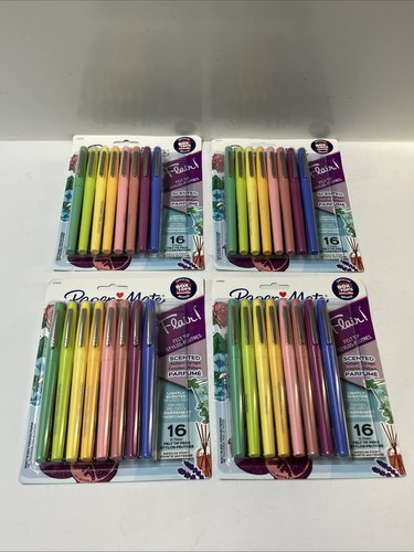 Lot Of (4) Packs Paper Mate 2178701 Medium 0.7 mm Tip Porous Point Pen - Picture 1 of 4