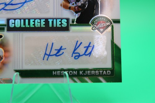 2024 Prospect Edition Hagen Smith Heston Kjerstad College Ties duel Auto /25 π₯ - Picture 4 of 9