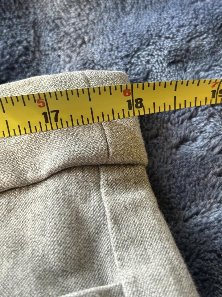 Banana Republic Pants Women’s Gray Sloan Curvy Fit Stretch Straight Leg Sz 16 - Image 4 of 4