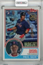 2018 Topps Series 1 Boston Red Sox Rafael Devers 1983 Topps Silver Pack Rc