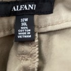 Alfani Men’s Flat Front Khaki Slacks Beige/Tan Pants 32/30 100% Cotton Excellent — photo 4