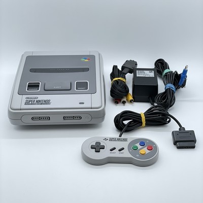 Nintendo SNES Super Nintendo Konsole One Chip + Controller Sehr Gut