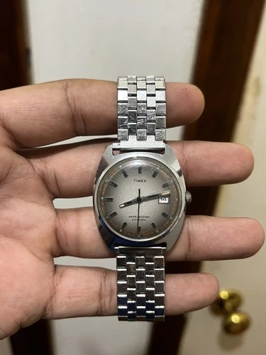 Vintage Timex Viscount Automatic Watch ( RUNS )