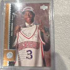 1996-97 Upper Deck Allen Iverson Rookie Card #91 Philadelphia 76ers NBA. rookie card picture