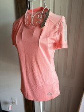 adidas Women's Glory Pink Own The Run Tee XS Lightweight Breathable Running Top