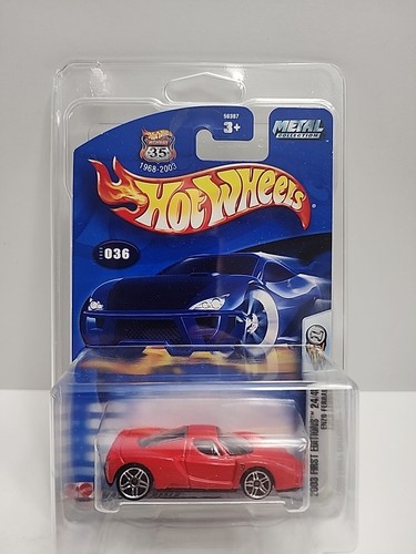 2003 Hot Wheels First Edition Red Enzo Ferrari W/PROTECTOR