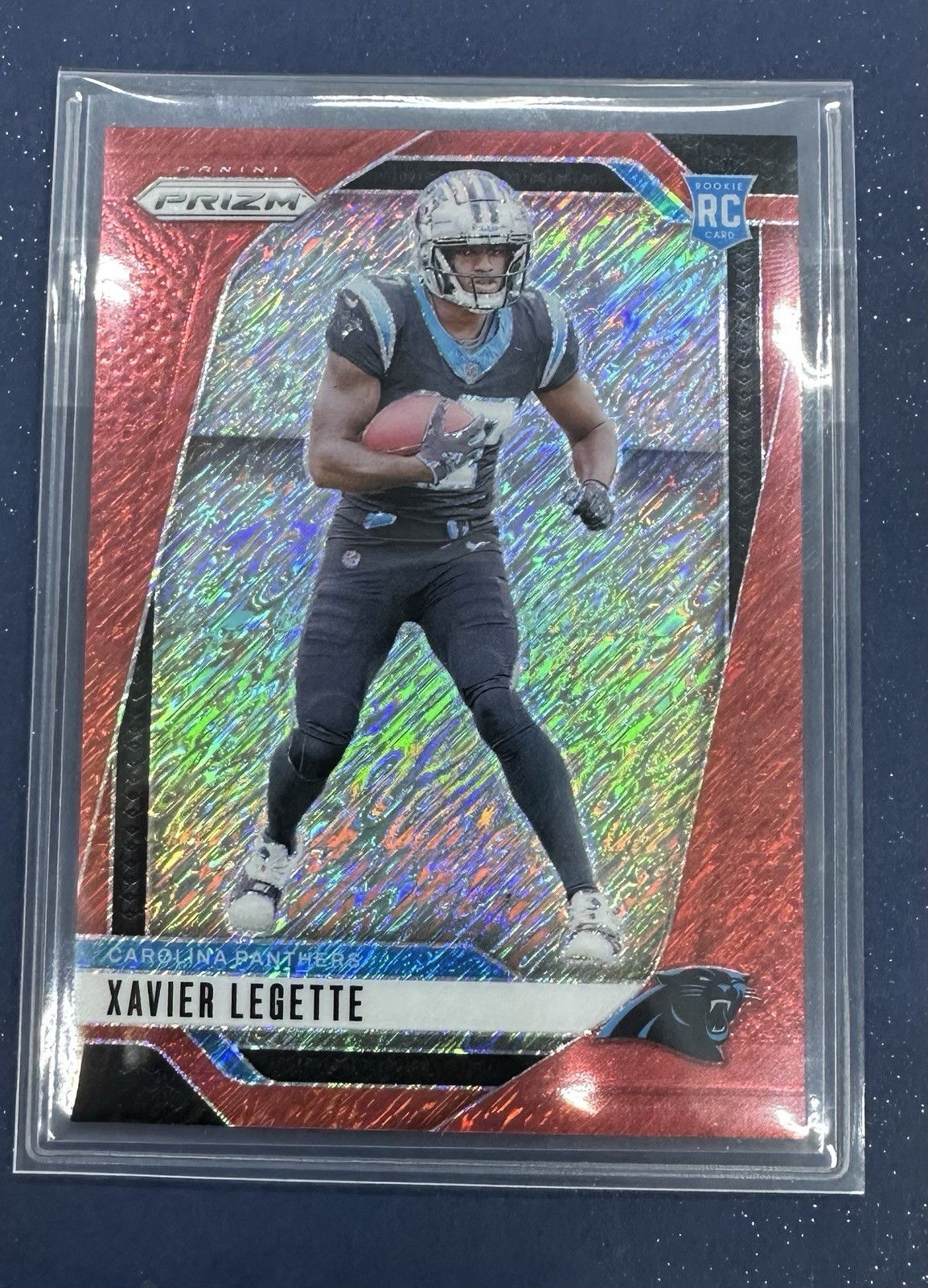 2024 Panini Prizm Xavier Legette #398 Red Shimmer Rookie RC 21/35