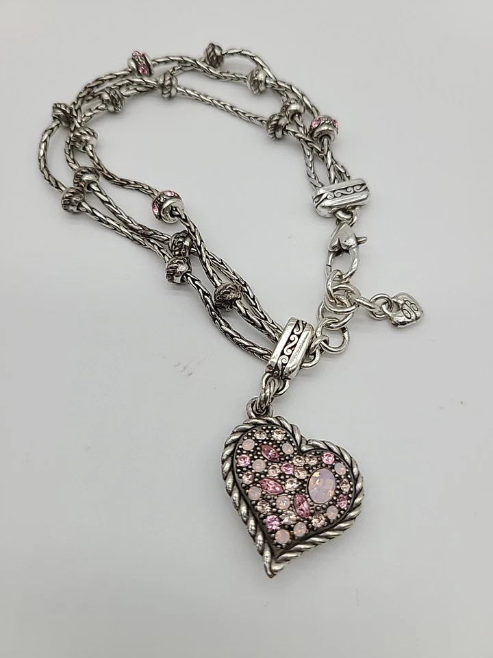 Pulseira de câncer de mama Brighton POWER OF PINK - Cristais rosa - Câncer de mama - Imagem 4 de 4