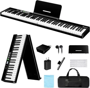 Rhymo 88 Clé semi-pondérée Piano clavier en bois Texture Bluetooth MIDI