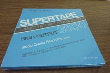 NOS Realistic Supertape High Output 3600 ft BLANK 7" Reel Tape, Low Noise SEALED