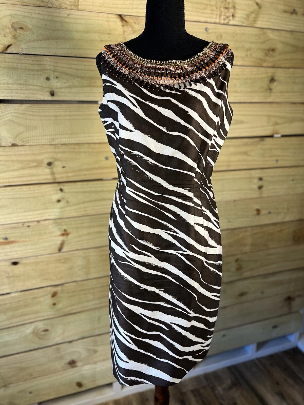 Abito midi Kate Spade taglia 10 Joselle impreziosito