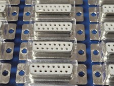 50 D-SUB 15-Pin DB15 HD15 VGA SVGA Female Assembly Solder Connector Cup Socket