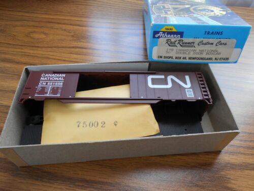 ATHEARN RAIL RUNNER 50' DOUBLE DOOR BOXCAR  HO GAUGE CANADIAN NATIONAL NIB - Picture 1 of 2