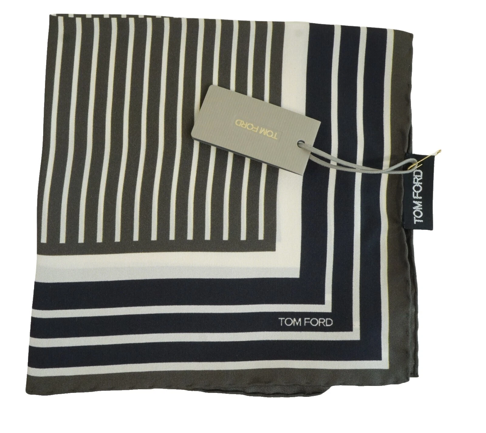 Pañuelos cuadrado de Bolsillo a Rayas Tom Ford para hombres