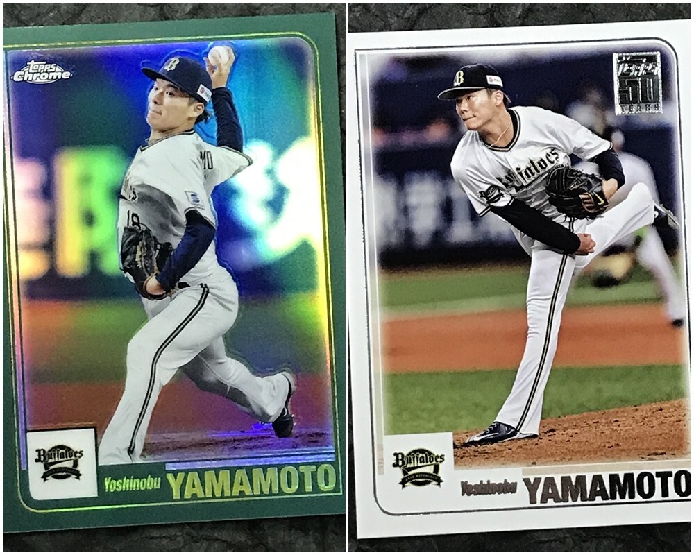 topps chrome 2023 山本由伸　43/99 Yoshinobu Yamamoto 2023 Topps Chrome 50 Years Cards Lot 2