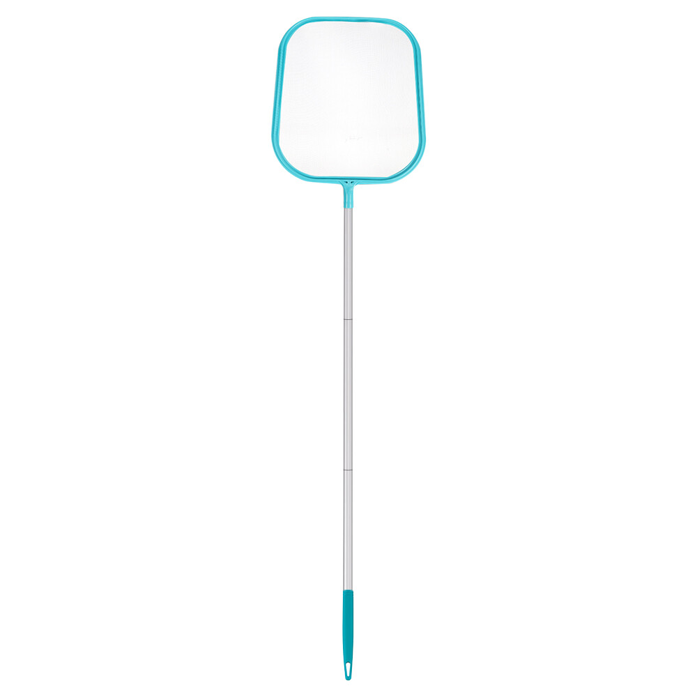 Pool cleaning net Blue shallow net with five-section pole