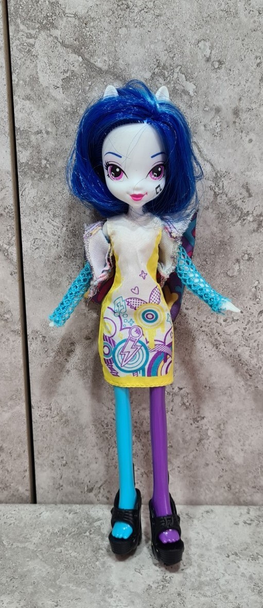 Abito e giacca My Little Pony Equestria bambina dj pon senza accessori