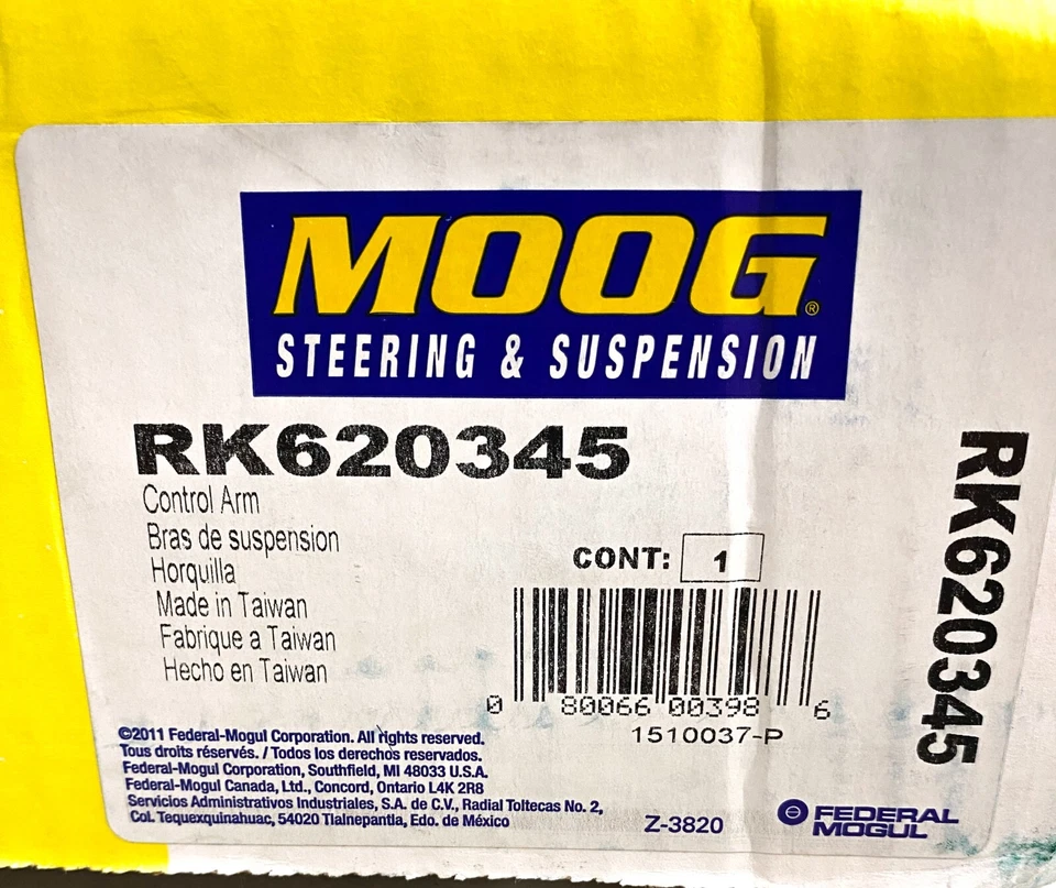 悬架控制臂和球接头组件 Moog RK620345 适用于三菱 — 第 3/3 张图片