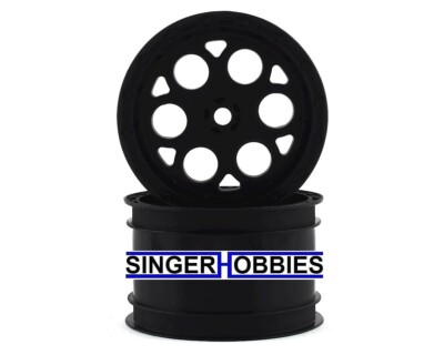 Pro Line 2783-03 Showtime 2.2'' Sprint Car Rear Sprint Wheels (Black) w/ 12mm HH