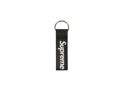 Supreme Webbing Keychain Black (23SS)