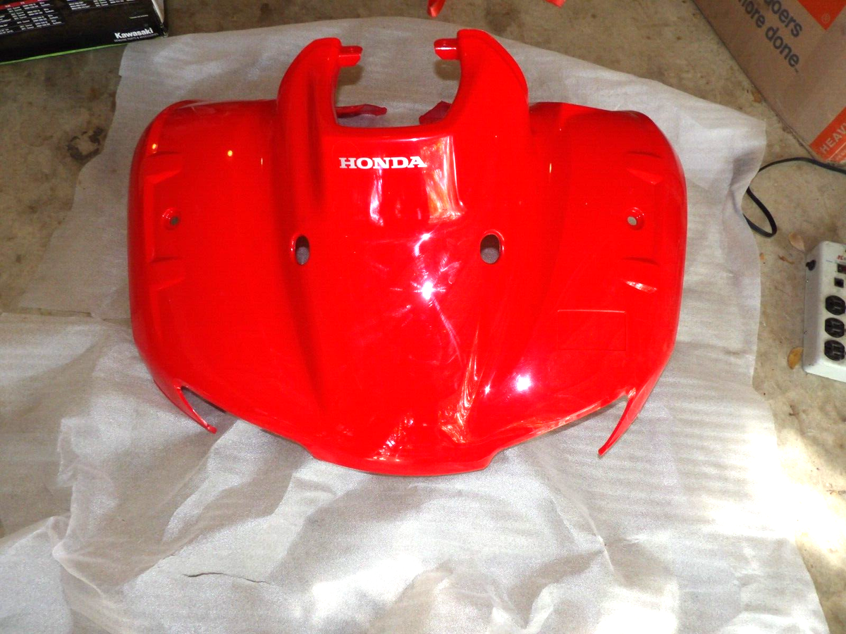 NOS Honda TRX500 FOREMAN RUBICON 05-07 FRONT FENDER RED GENUINE