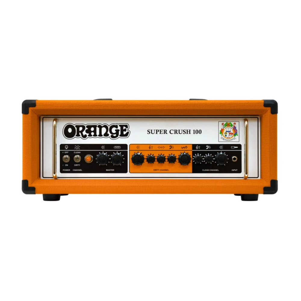 Orange Amps Super Crush 100W Guitar Amplifier Head with Speaker