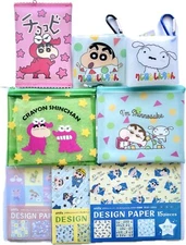 Crayon shinchan Fanny pack Folding paper Bundle From Japan