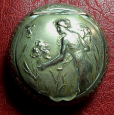 Boîte Rares Femme Art Nouveau Par Lucien-Émile Dropsy
