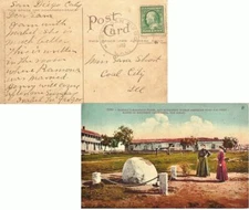 California North San Diego 1910 doane 3/1  1889-1943  PPC (Ramon's Marriage Plac