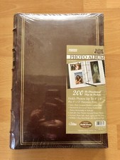 Pioneer Leather Bond 3-ring Binder Photo Album, Holds 200 Bi-Directional Photos