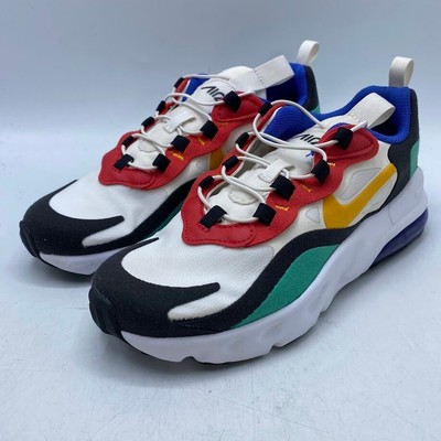 Nike Air Max 270 React PS Phantom Multi-Color Sneaker BQ0102-001 Kids Sz 2Y NEW