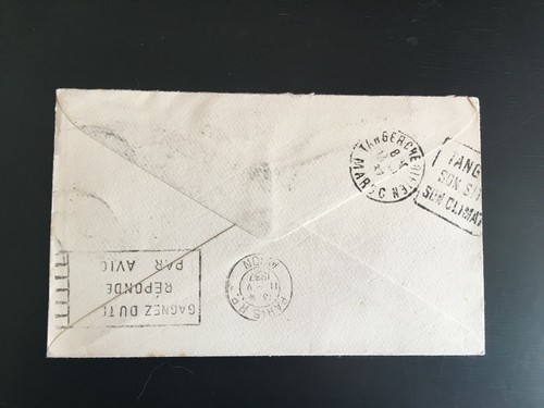 GB 1937 GVI Definitive FDC posted to Tangier, Morocco (PSE99) - Picture 2 of 2
