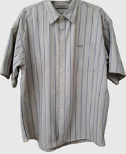 Vintage Guess Jeans Heavy Cotton Button Front Man's Striped Shirt