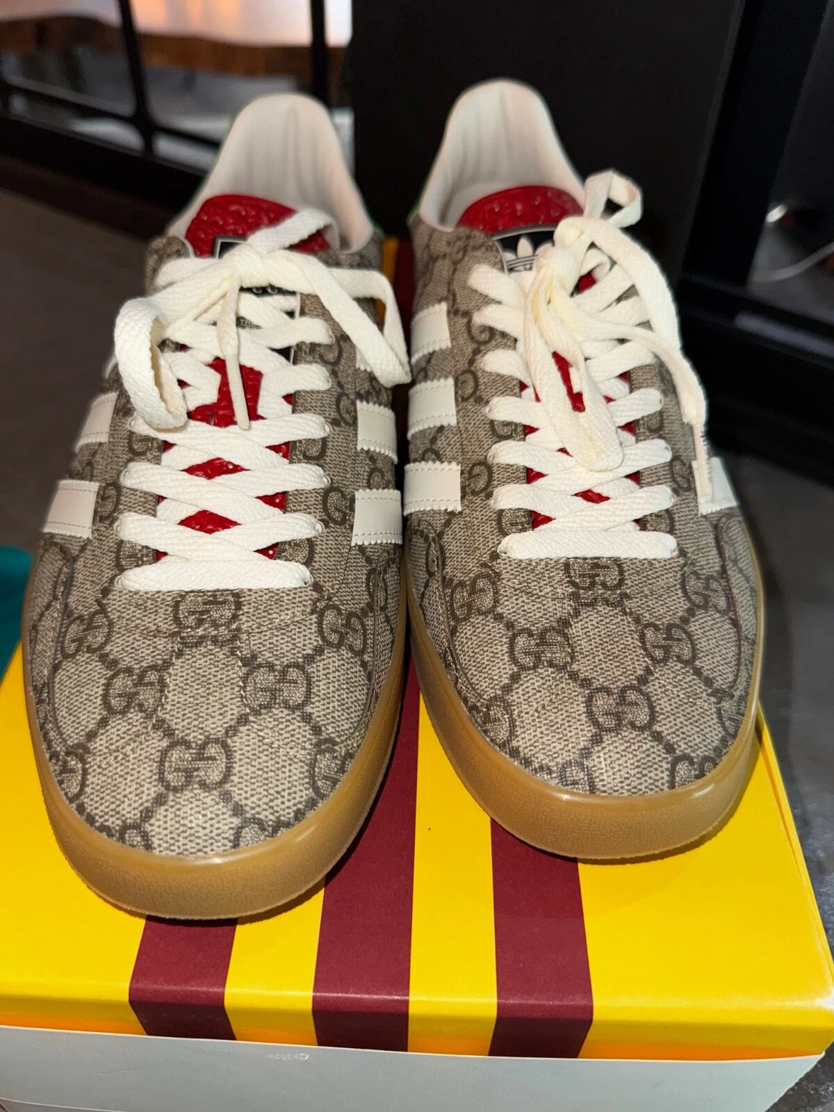 Baskets Gucci Tessuto GG Supreme US 8 neuves avec étiquettes