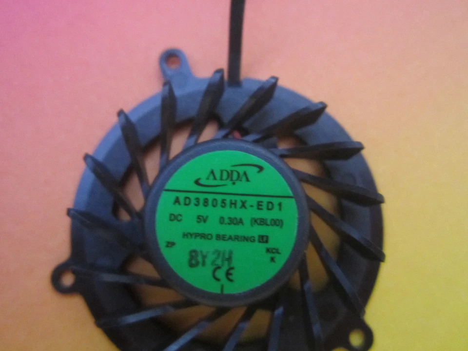 Cpu Fan for Hp Dv3 Cq35 Dv3-2000 Cq36 Cooler Ad3805hx-Ed1 - Image 2 of 3