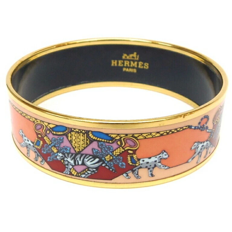 HERMÈS HERMES Bracciale Smalto GM Cloisonne Rosa Bracciale Accessori Donna