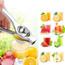 Stainless Steel Lemon Orange Lime Juicer Squeezer Hand Press Kitchen Bar Tool US