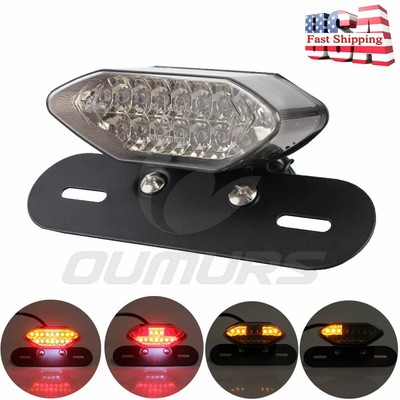 motorcycle brake light license plate frame