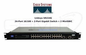 24port 10/100 + 2-port gigabit switch + 2 minigbic sr 224g - switch 24port 10base-t, 100base-tx + 2x10/100/1000base-t/sfp (Mini (4260039341888)