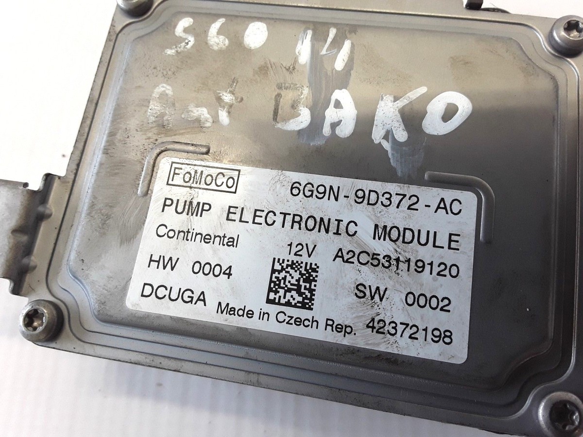 2014 VOLVO S60 CONTROL UNIT FUEL PUMP 30792789 | eBay 